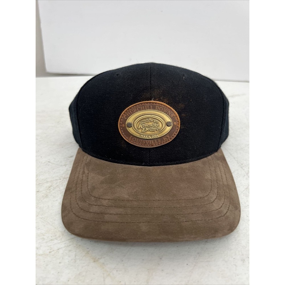 Churchill Downs Louisville 127th KENTUCKY DERBY May 5 2001 Hat Leather Bill
